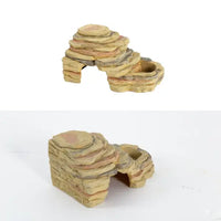Cachette Mangeoire Feeding Dishes Hideout 3-en-1 REPTIZOO - 23 x 14,5 x 11 cm