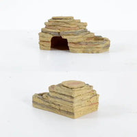Cachette Mangeoire Feeding Dishes Hideout 3-en-1 REPTIZOO - 23 x 14,5 x 11 cm