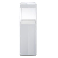 Aquarium Glossy Cube Day & Night Blanc Laqué LED AQUAEL - 135L