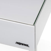Aquarium Glossy Cube Day & Night Blanc Laqué LED AQUAEL - 135L