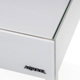 Aquarium Glossy Cube Day & Night Blanc Laqué LED AQUAEL - 135L