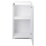 Aquarium Glossy Cube Day & Night Blanc Laqué LED AQUAEL - 135L