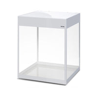 Aquarium Glossy Cube Day & Night Blanc Laqué LED AQUAEL - 135L