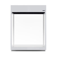 Aquarium Glossy Cube Day & Night Blanc Laqué LED AQUAEL - 135L