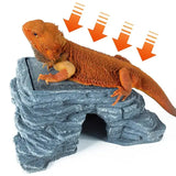 Nascondino angolare REPTIZOO - Nascondino angolare con accumulo di calore in ardesia 25 cm