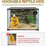 Hookable Multi-Levels Hideout REPTIZOO - Cachette Multi-Niveaux à Suspendre