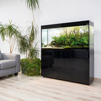 Aquarium Glossy 150 Day & Night Noir Laqué LED AQUAEL - 405L