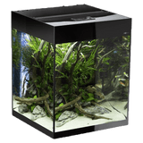 Aquarium Glossy Cube Noir Laqué LED AQUAEL - 135L