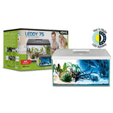 Aquarium Leddy 75 Day and Night Blanc AQUAEL Équipé - 105L