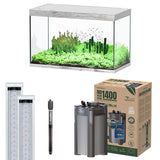 Sublime 120 x 60 AQUATLANTIS Chêne Blanc - Aquarium Equipé 433 L
