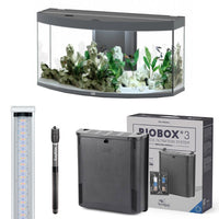Sublime Horizon 120 AQUATLANTIS Gris Vésuve Laqué - Aquarium Equipé 249 L