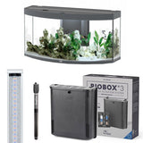 Sublime Horizon 120 AQUATLANTIS Gris Vésuve Laqué - Aquarium Equipé 249 L