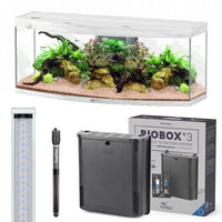 Sublime Horizon 150 AQUATLANTIS Chêne Blanc - Aquarium Equipé 363 L