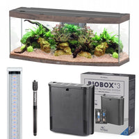 Sublime Horizon 150 AQUATLANTIS Chêne Sauvage - Aquarium Equipé 363 L