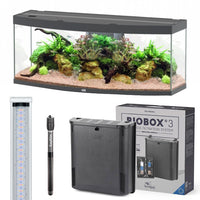 Sublime Horizon 150 AQUATLANTIS Gris Vésuve Laqué - Aquarium Equipé 363 L