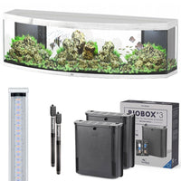 Sublime Horizon 200 AQUATLANTIS Chêne Blanc - Aquarium Equipé 573 L