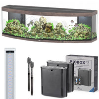 Sublime Horizon 200 AQUATLANTIS Chêne Sauvage - Aquarium Equipé 573 L