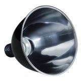 REPTIZOO Zwarte diepe reflectorkoepel - Max. 200W