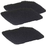 Coussins de Mousse au Charbon Actif EHEIM - Lot de 3 pour Professionel 3 et 4+ 250, 350, 600 et Professionel e 350