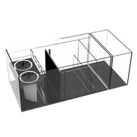 Infinia Reef 150.4 Noir WATERBOX - Aquarium Récifal 400 L