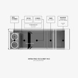 Infinia Frag 155.5 Blanc WATERBOX - Aquarium Récifal 370 L