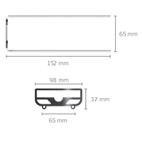 HeliaLux UniversalFit JUWEL - Supports pour Rampe LED HeliaLux