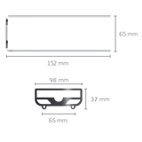 HeliaLux UniversalFit JUWEL - Supports pour Rampe LED HeliaLux