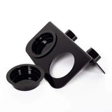 REPTIZOO Mangiatoia magnetica doppia nera - 15 cm