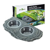 REPTIZOO Doppelstein-Magnetfutterspender – 18 cm