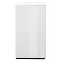 Aquarium Glossy Cube Day & Night Blanc Laqué LED AQUAEL - 135L