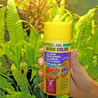 ProNovo Color Flakes M JBL - Aliment de base en Flocons pour poissons colorés de 8 à 20 cm