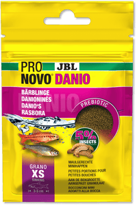ProNovo Danio Grano XS JBL - Aliment de base en granulés pour tout petit barbus et danios de 3 à 5 cm