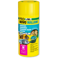 ProNovo Malawi Flakes M JBL - Aliment de base en Flocons pour Cichlidés herbivores de 8 à 20 cm