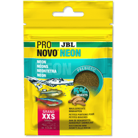 ProNovo Neon Grano XXS JBL - Aliment de base en granulés pour tout petit poissons d'aquarium de 1 à 3 cm