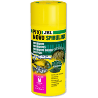 ProNovo Spirulina Flakes M JBL - Aliment de base en Flocons pour poissons herbivores de 8 à 20 cm