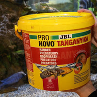 ProNovo Tanganyika Flakes M JBL - Aliment de base en Flocons pour Cichlidés prédateurs de 8 à 20 cm