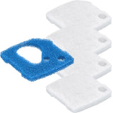 Set Coussins de Mousse Bleue et Ouate EHEIM - Lot de 5 pour Professionel 4+