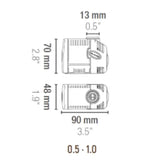 Pompe Syncra Silent 0.5 SICCE - jusqu'à 700 L/h