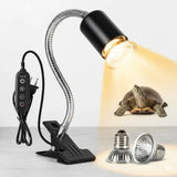Dimbare houder voor E27 lamp met klem REPTIZOO - Max. 50W
