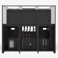 Reef LX 290.6 Noir WATERBOX - Aquarium Récifal 810 L