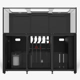 Reef LX 290.6 Noir WATERBOX - Aquarium Récifal 810 L