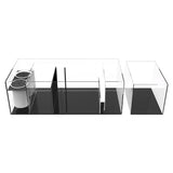 Reef LX 290.6 Noir WATERBOX - Aquarium Récifal 810 L