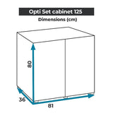 Aquarium Opti Set 125 Noir AQUAEL - 125L