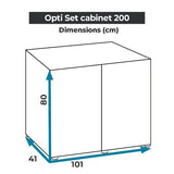 Aquarium Opti Set 200 Blanc AQUAEL - 200L