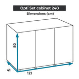 Aquarium Opti Set 240 Noir AQUAEL - 240L