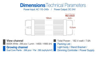 Rampe LED eau douce LICAH - LDP-2000
