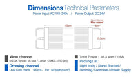 Rampe LED eau douce LICAH - LDP-500
