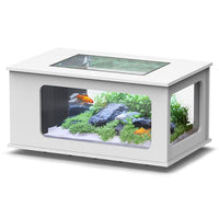 Aquatable 100 x 63 AQUATLANTIS Blanc - Aquarium Équipé 177 L