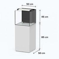 Aquaview 50 AQUATLANTIS Blanc Laqué - 93 L