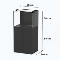 Aquaview 65 AQUATLANTIS Noir Laqué - 136 L